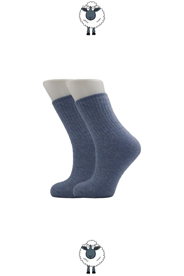 Kadın Lambswool Yün Kışlık Kalın Soket Çorap 6'lı Paket Çok Renkli - 36 - 40