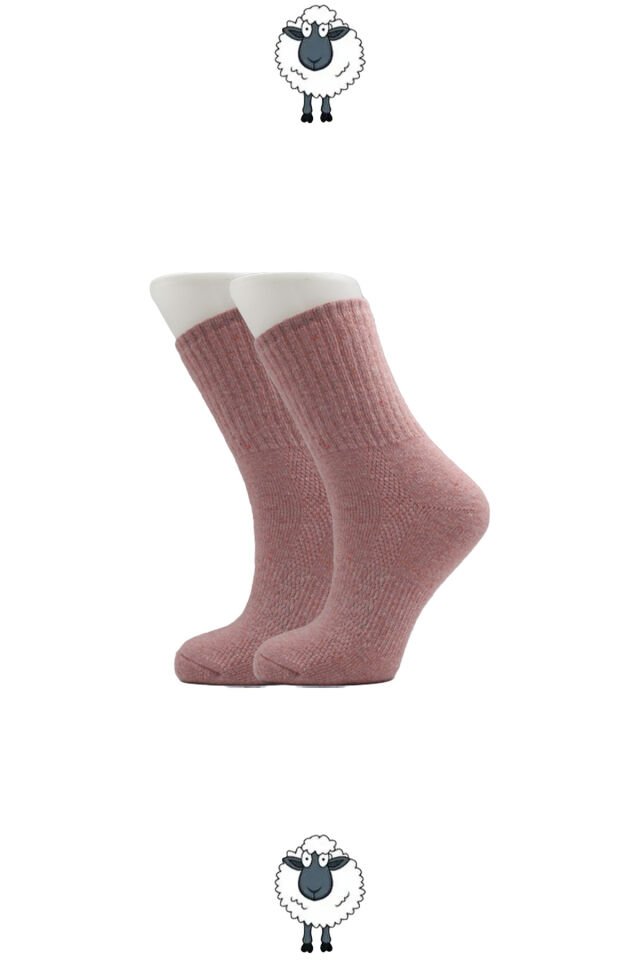 Kadın Lambswool Yün Kışlık Kalın Soket Çorap 6'lı Paket Çok Renkli - 36 - 40