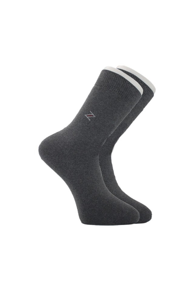 Erkek Havlu Pamuklu Kışlık Kalın Soket Çorap Termal 4'lü Paket Çok Renkli-1 - 40-46