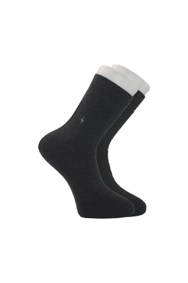 Erkek Havlu Pamuklu Kışlık Kalın Soket Çorap Termal 4'lü Paket Çok Renkli-1 - 40-46