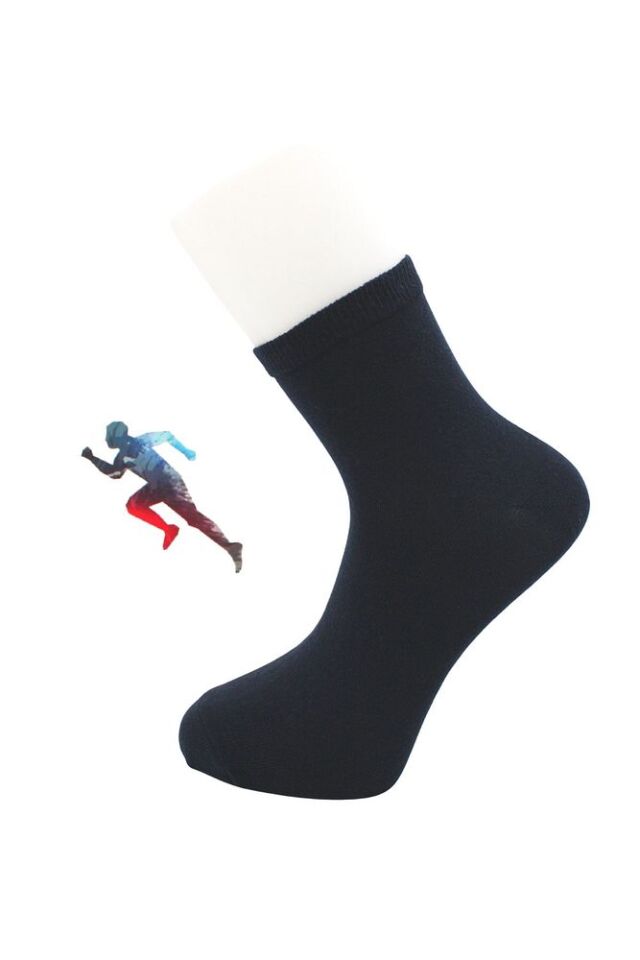 Erkek Patik Çok Renkli Pamuklu Çorap 4'lü Paket