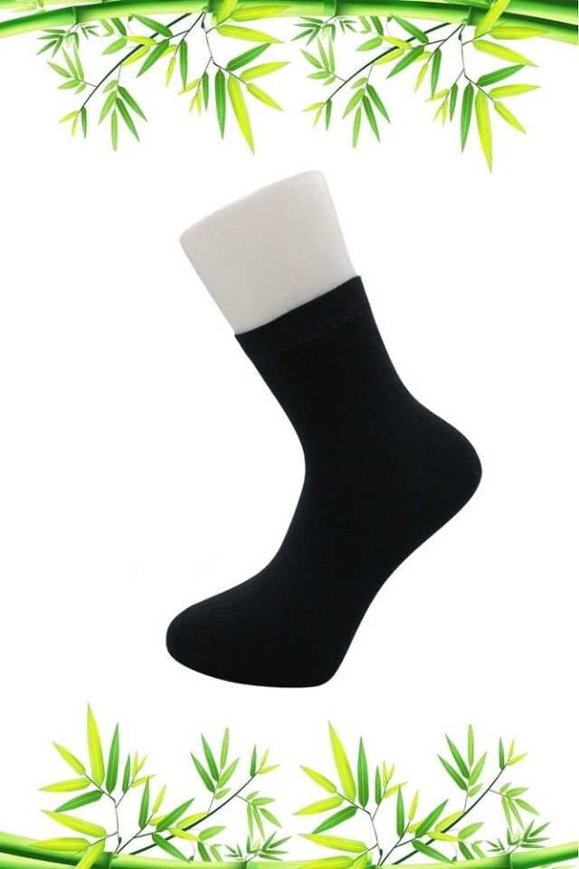 Bambu Erkek Yarım Konç Çorap Dikişsiz Füme - 43-46