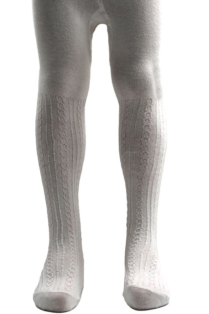 Çocuk Pamuklu Külotlu Çorap Krem-ZNCR - 9-10 Yaş