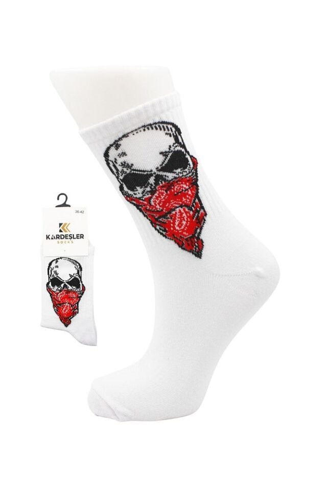 Unisex Desenli Renkli Çorap Çok Renkli - 36-42
