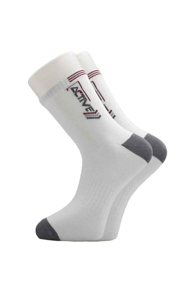 Erkek Yarım Konç Çok Renkli Pamuklu Çorap 4'lü Paket